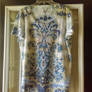 Chico's Zenergy Top w/Embellishments